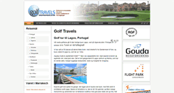 Desktop Screenshot of golftravels.no