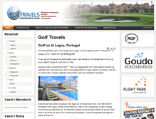 Tablet Screenshot of golftravels.no